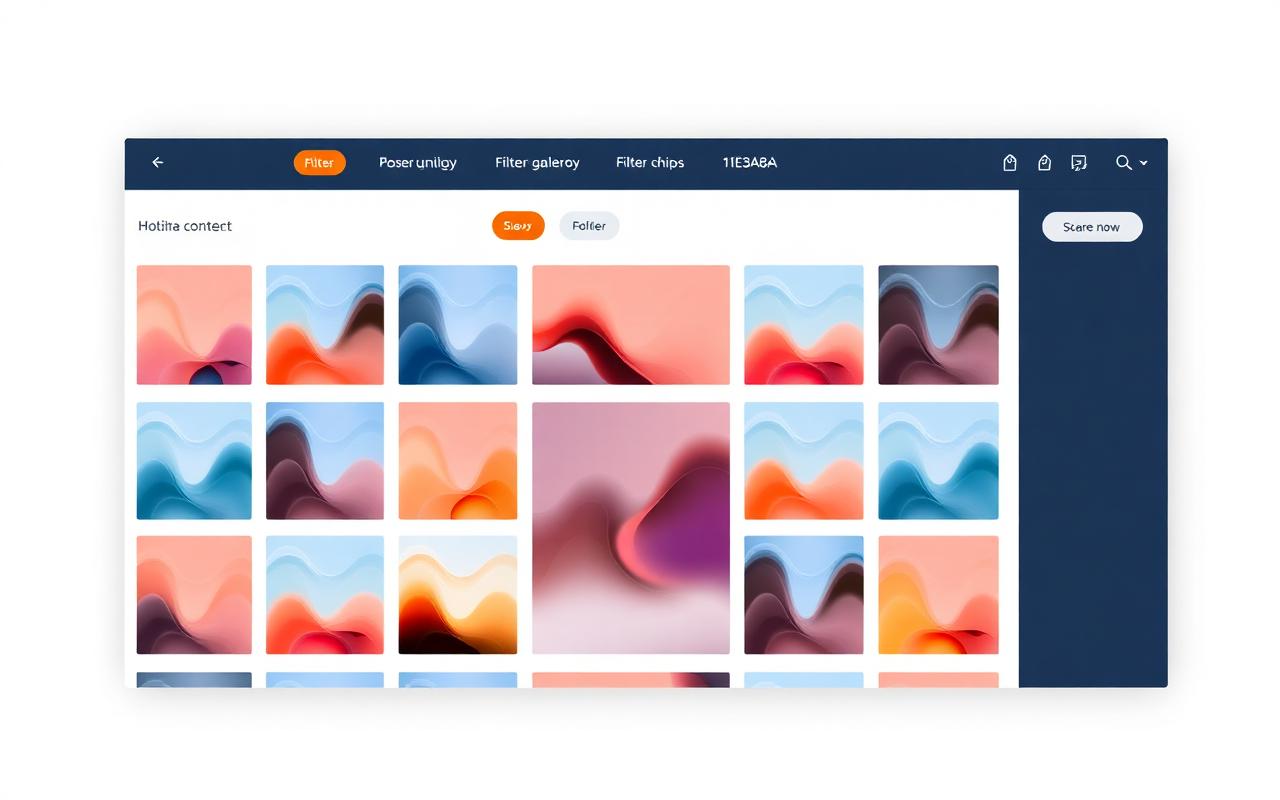 Content Gallery preview in ContentFlow